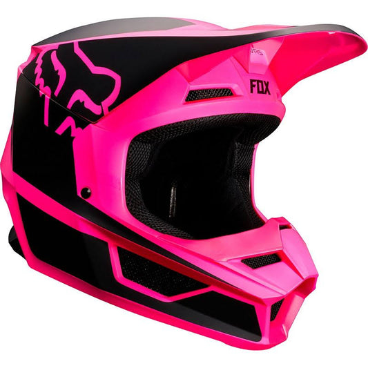 Fox Racing V1 Przm Helmet XX-Large Black/Pink