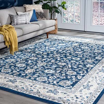 Braylon Dark Blue Rug Astoria Grand Rug Size  Rectangle 5 x 7