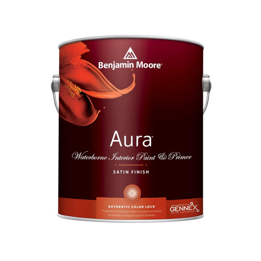 Benjamin Moore Aura Satin Base 3 Paint Interior 1 gal.