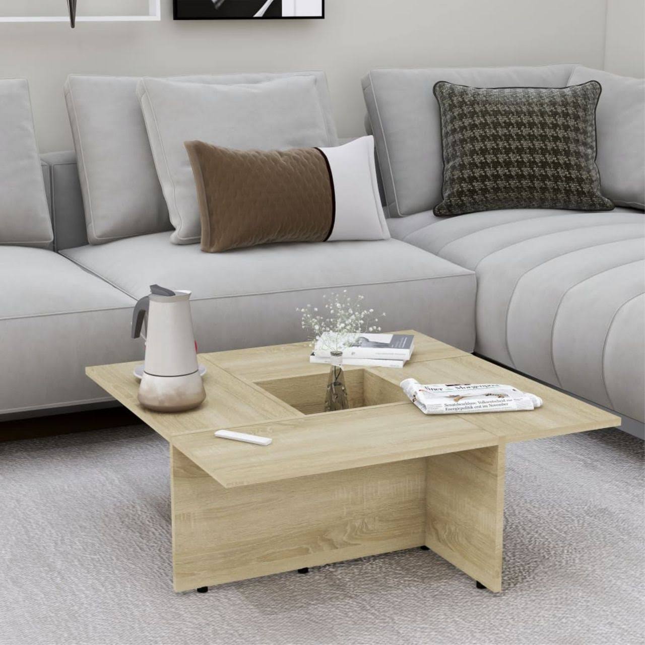 vidaXL Coffee Table Sonoma Oak 31.3