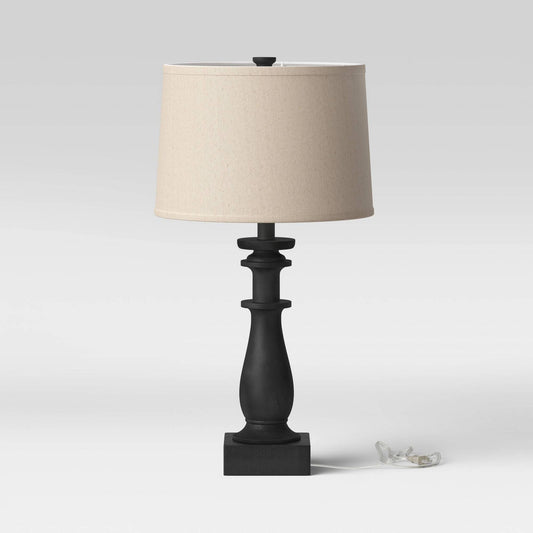 Table Lamp Black (Includes LED Light Bulb) - Threshold