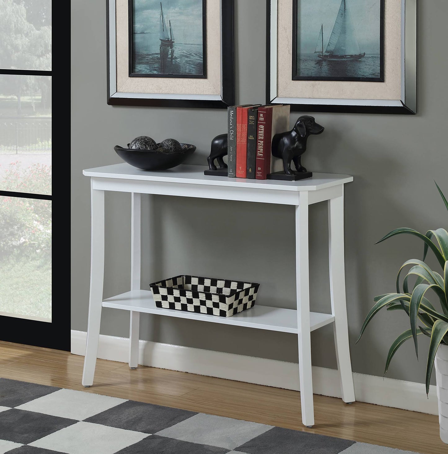 Convenience Concepts Designs2Go Baja Console Table White