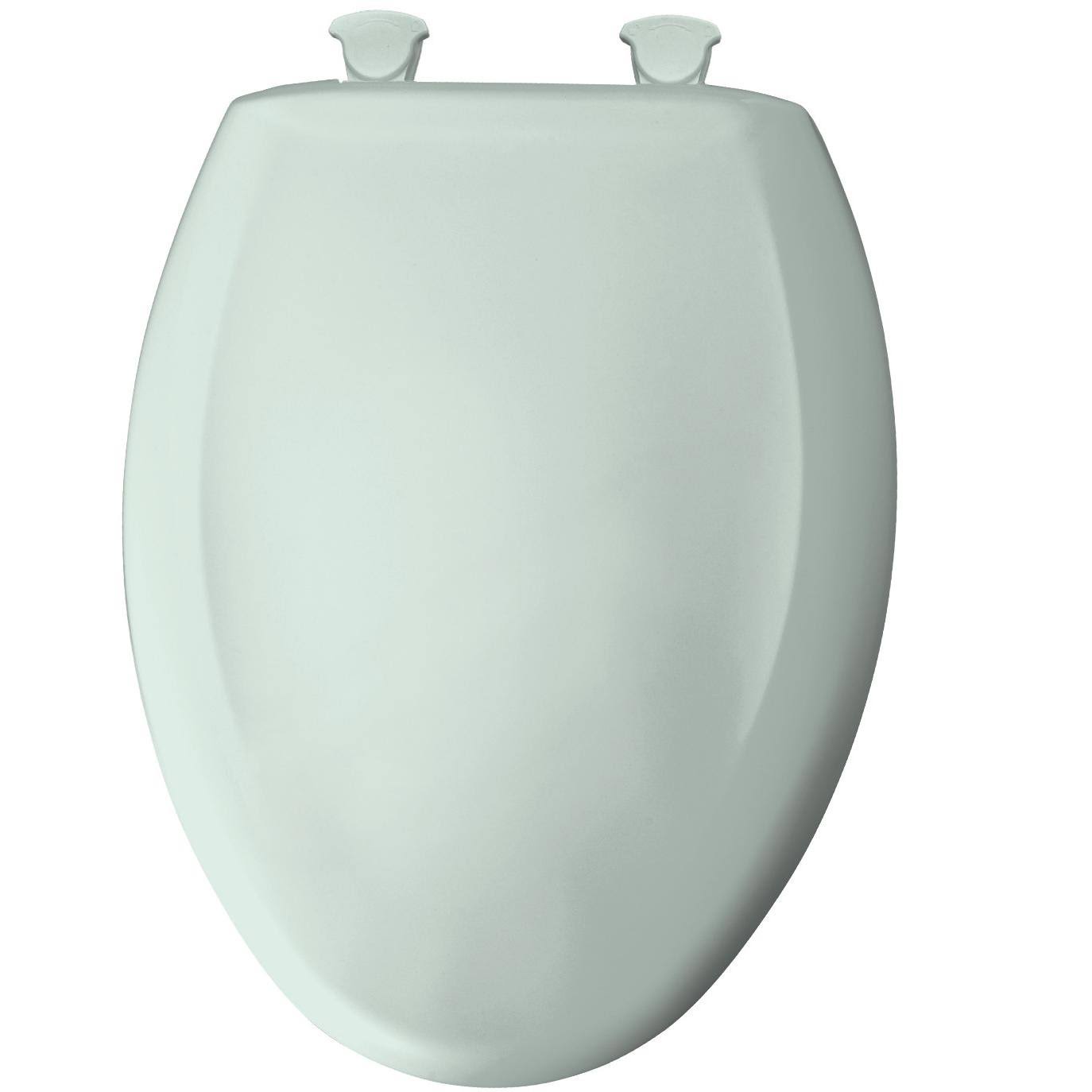 Bemis 1200SLOWT-645 Easy Close Elongated Plastic Toilet Seat - Spring