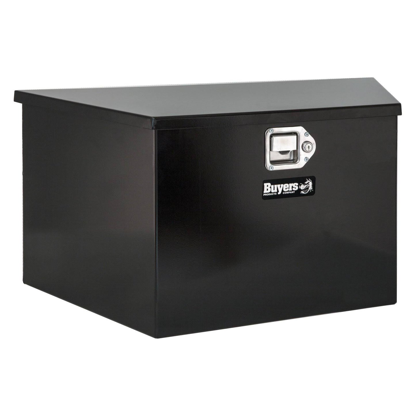 Buyers 1701285 Black Steel Trailer Tongue Tool Box