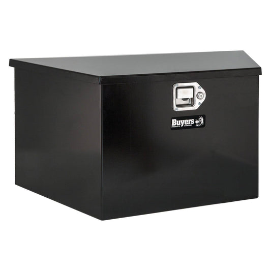 Buyers 1701285 Black Steel Trailer Tongue Tool Box