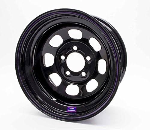 Bart Wheels 537-57123 15x7 5x4.5 3in BS Black, Size: 5XL