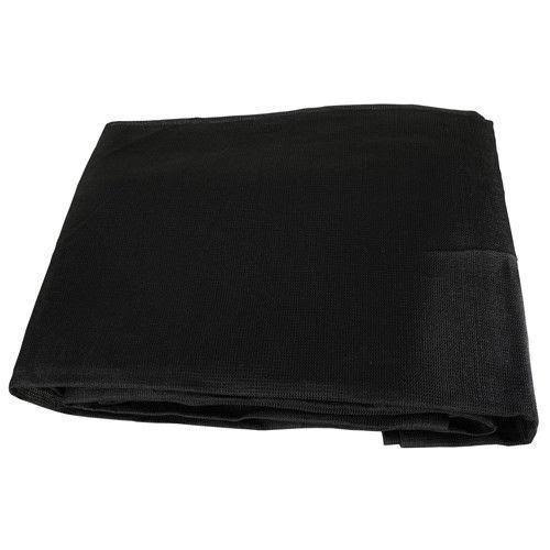 Black Mesh 15x20 Heavy Duty UV Screen Shade Canopy Patio Yard Tarp