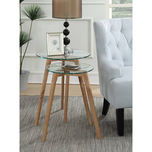 Ebern Designs Courtlyn Round 2 Piece Nesting Tables