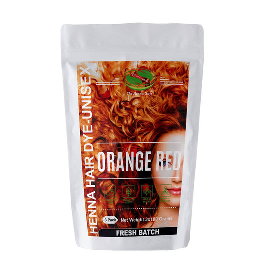 Red Orange Henna Hair Color / Dye 3 Pack - The Henna Guys