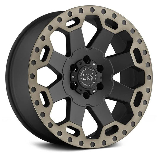 Black Rhino Tinted Black Warlord Wheel 2090WAR128180M25