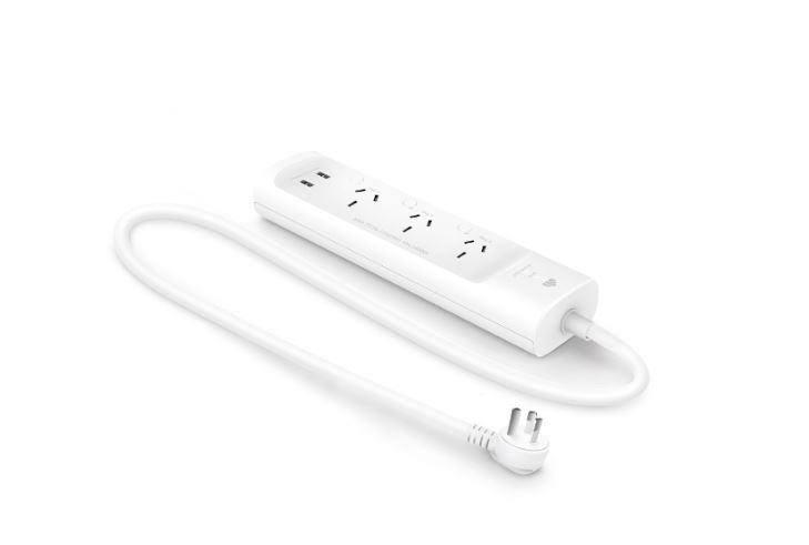 TP-Link Kasa KP303 - Smart power strip - Wi-Fi - input: 3-pole - output connectors: 3 (2 x USB, 3 x power)