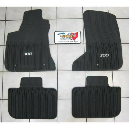 2011-2019 Chrysler 300 AWD All Weather Rubber Slush Mats Floor Mats Mopar OEM