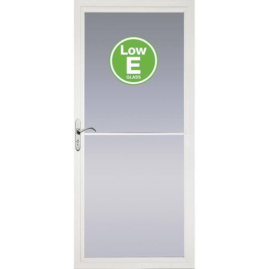 Pella Rolscreen 36-in x 81-in White Full-view Aluminum Storm Door | 5600032E17