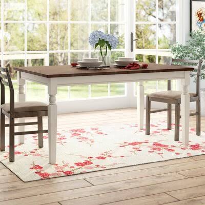 Eaman Dining Table Andover Mills Base Color White