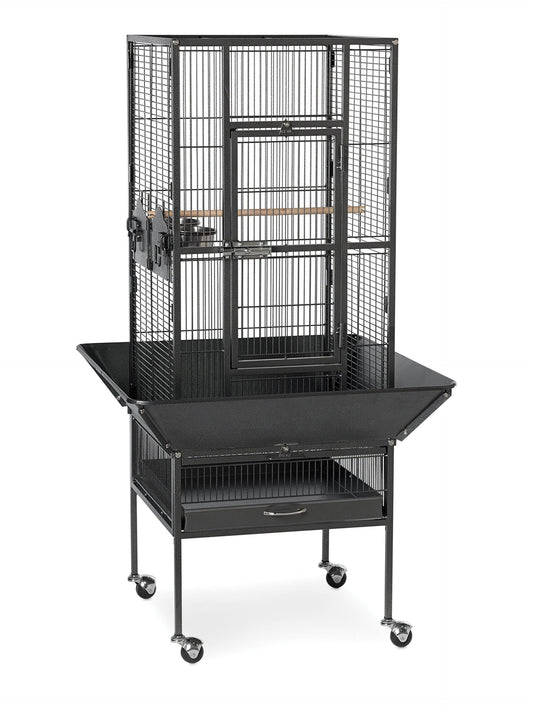 Prevue Pet Products Park Plaza Bird Cage, Black Hammertone, Size Medium