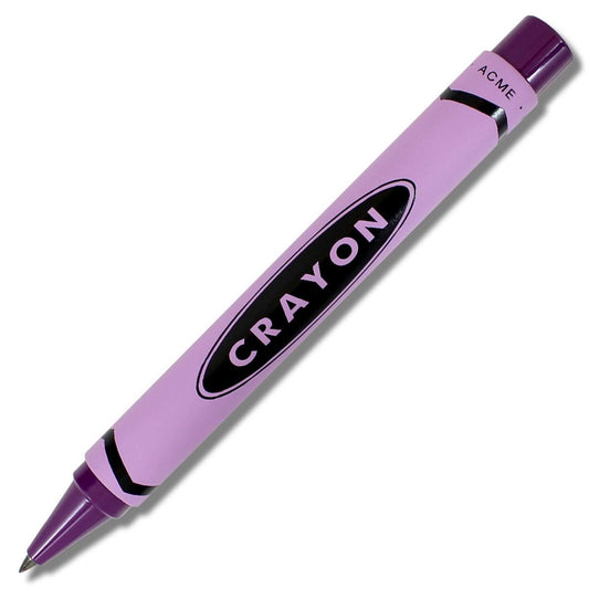 Acme Retractable Roller Ball Pen - Crayon Purple | PACME3PURR