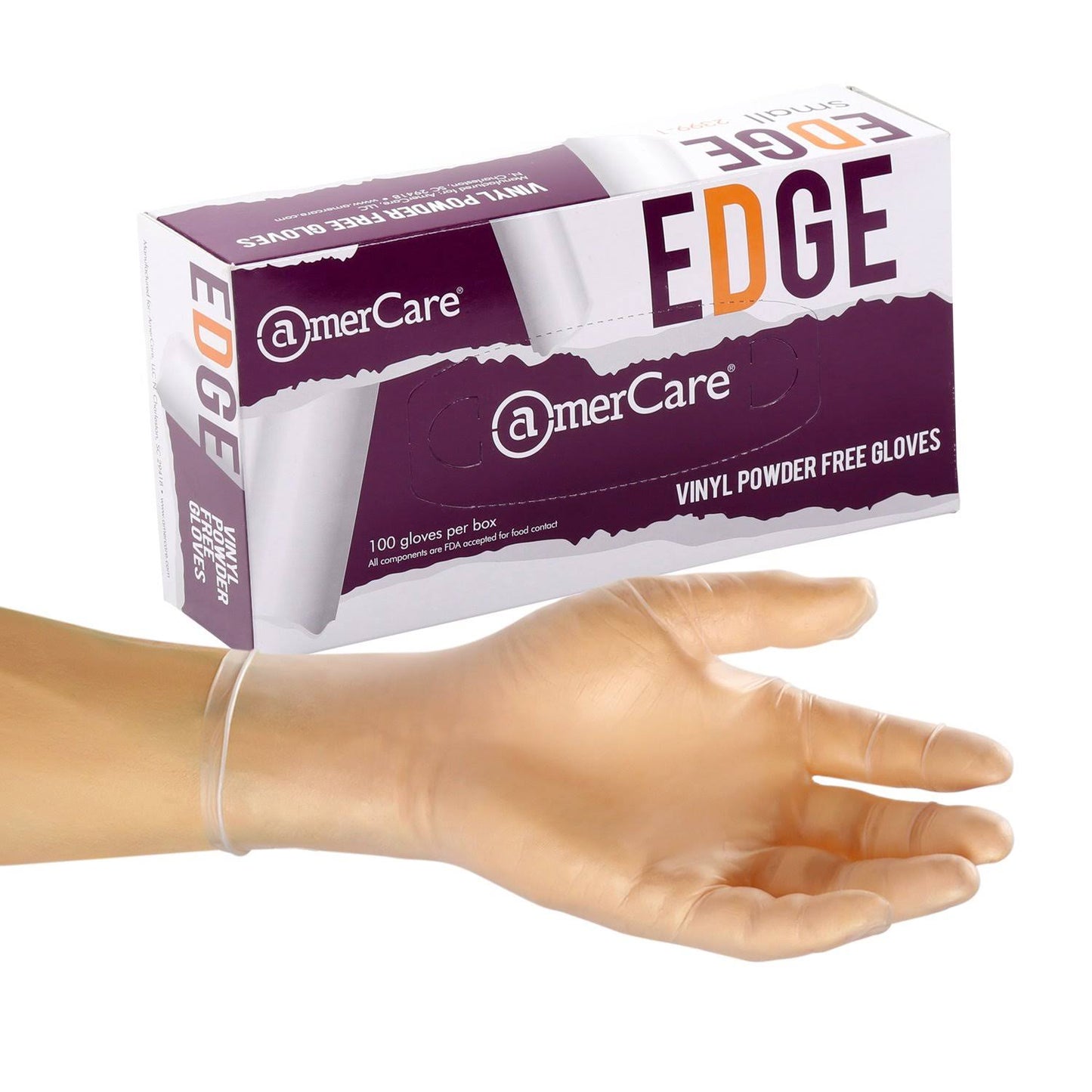 Edge Vinyl Powder Free Gloves X-Large case/1000