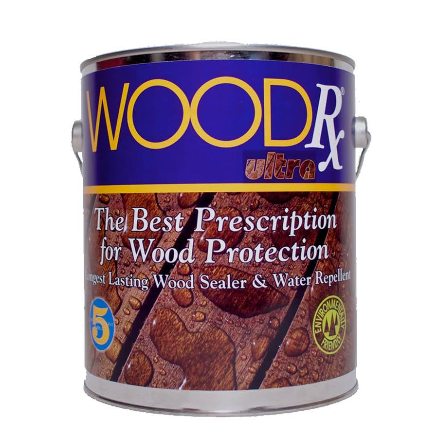 WoodRx Pre-Tinted Redwood Semi-Transparent Exterior Stain and Sealer (Gallon) in Brown | 625081