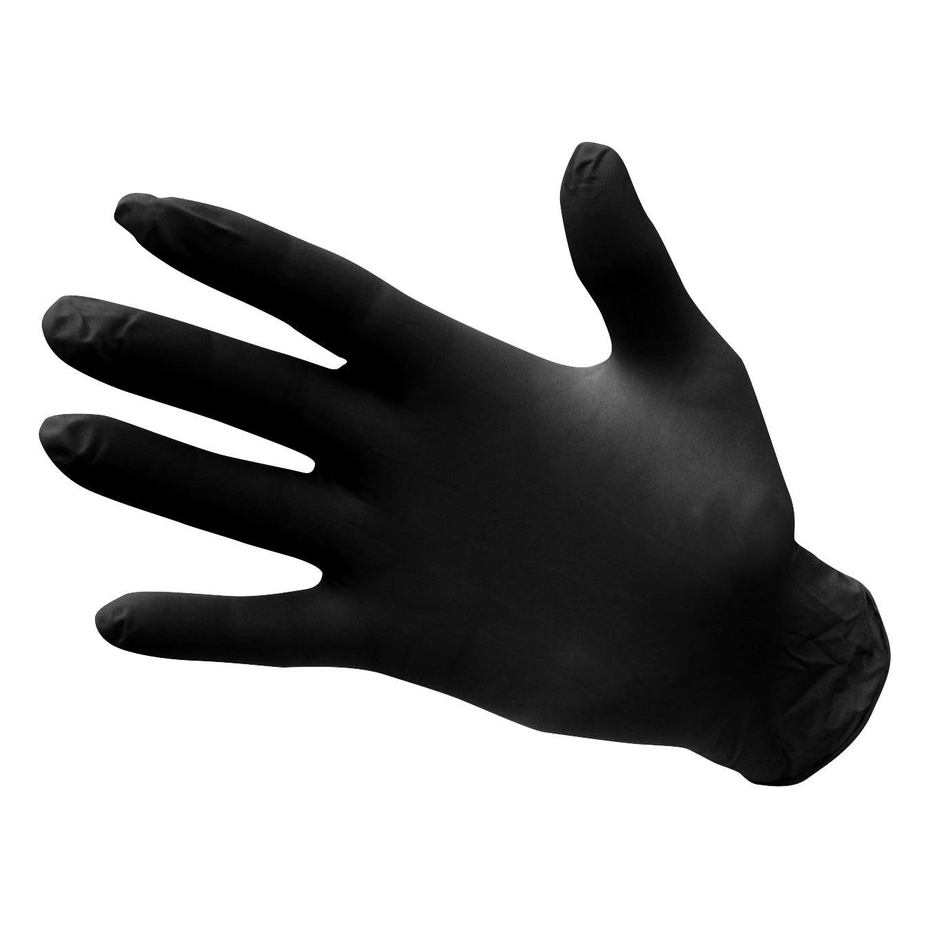 Portwest A925 - Nitrile Disp Gloves PK100 - Black - XL