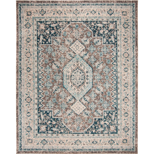 Safavieh Phoenix PHX155F Area Rug Grey/Blue 8 x 10 Rectangle