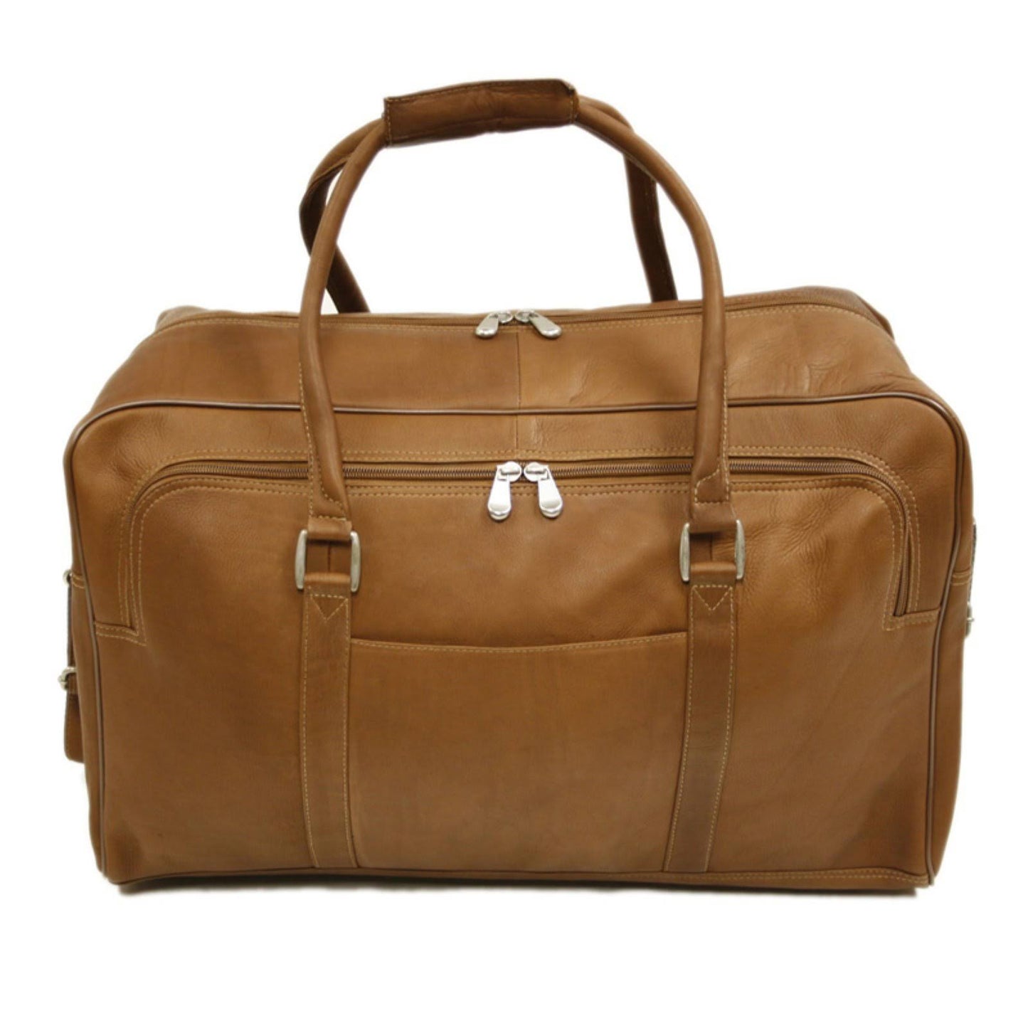 Piel Leather Half Moon Duffel (saddle)