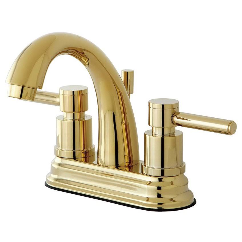 Elements of Design ES8612DL Tampa Centerset Lavatory Faucet Polished Brass