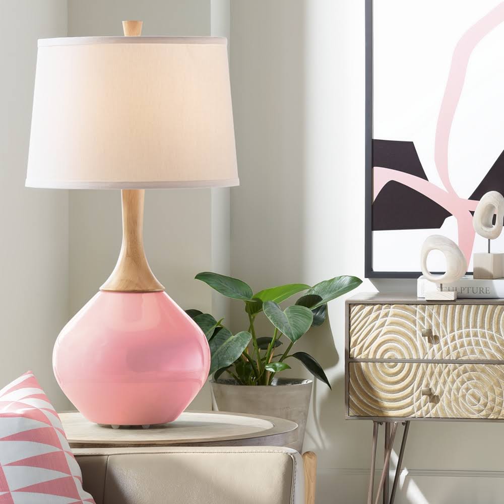 Color + Plus Haute Pink Wexler Table Lamp