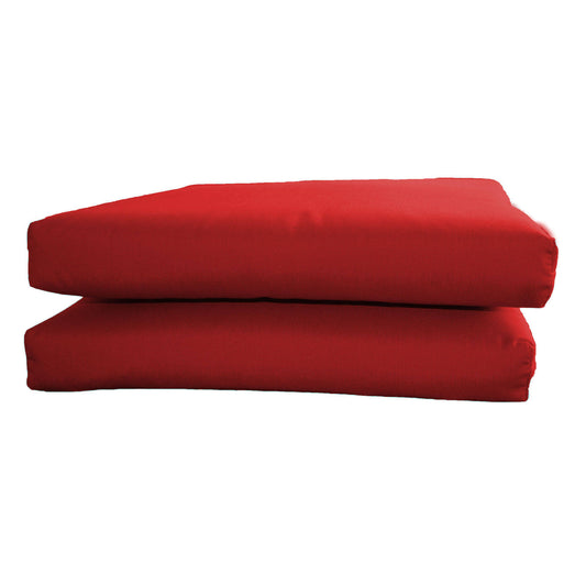 Bellini Outdoor Sunbrella Seat Cushion Fabric Canvas Jockey Red