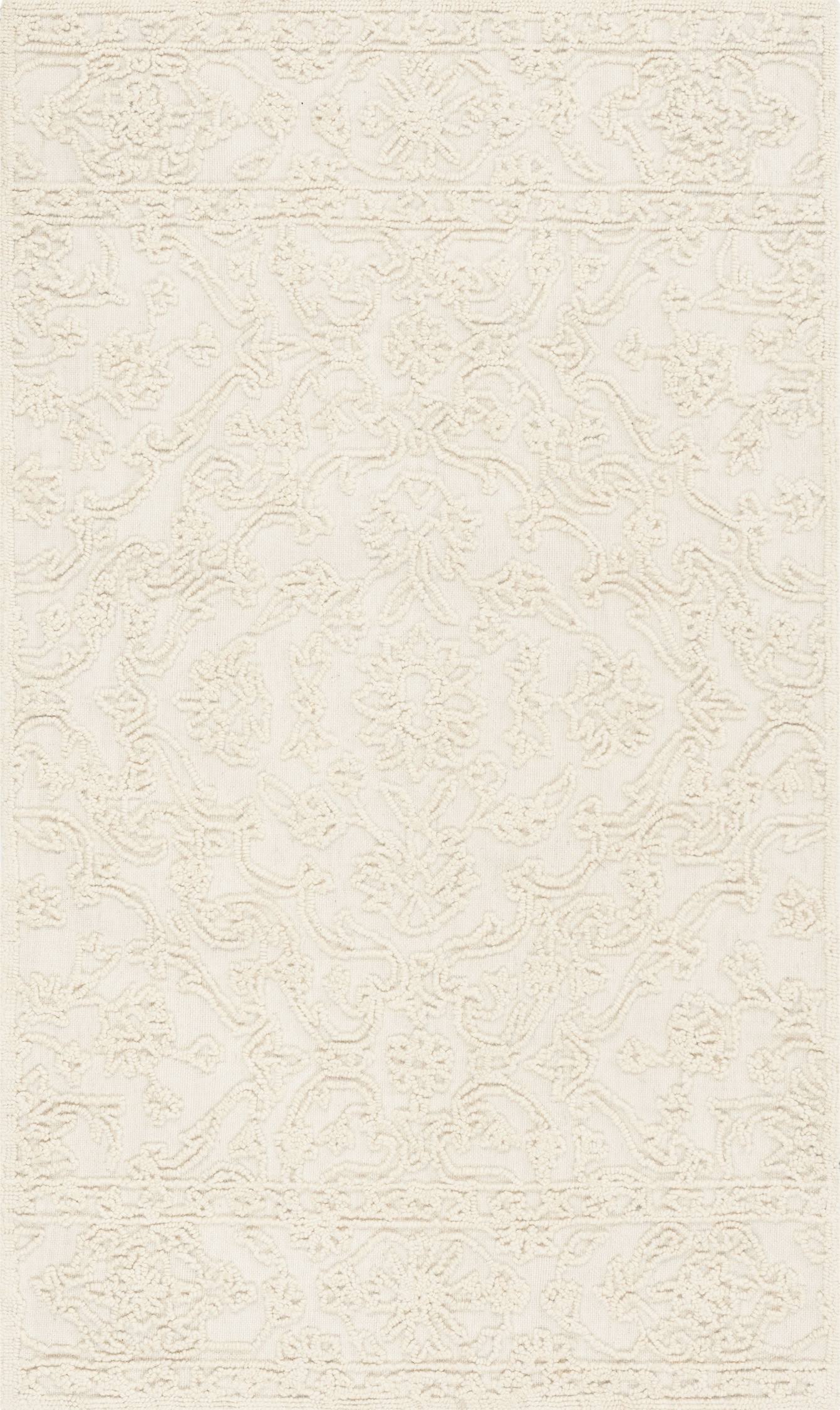 Safavieh Trace Rug Collection TRC102C - Ivory - 3 x 5