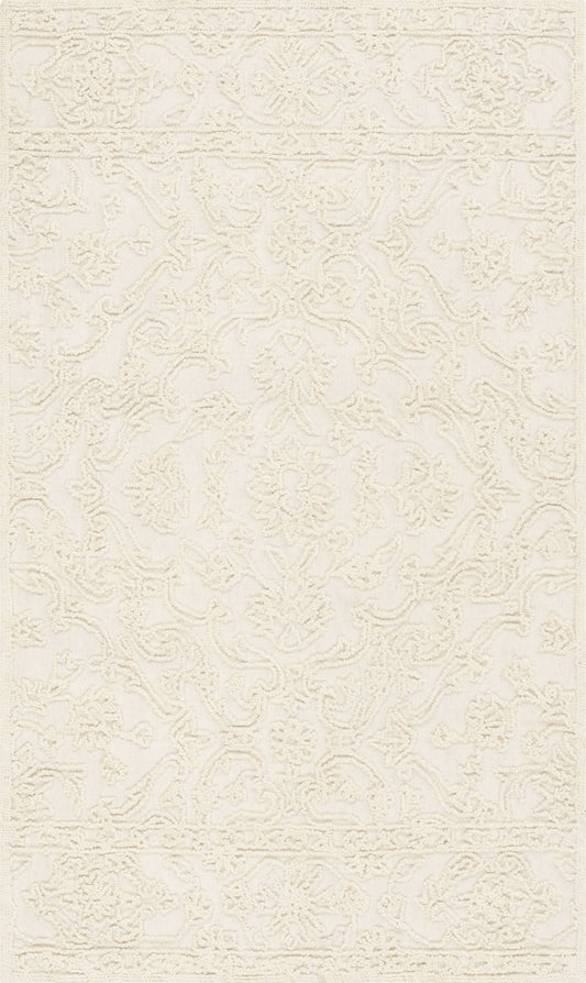 Safavieh Trace Rug Collection TRC102C - Ivory - 3 x 5