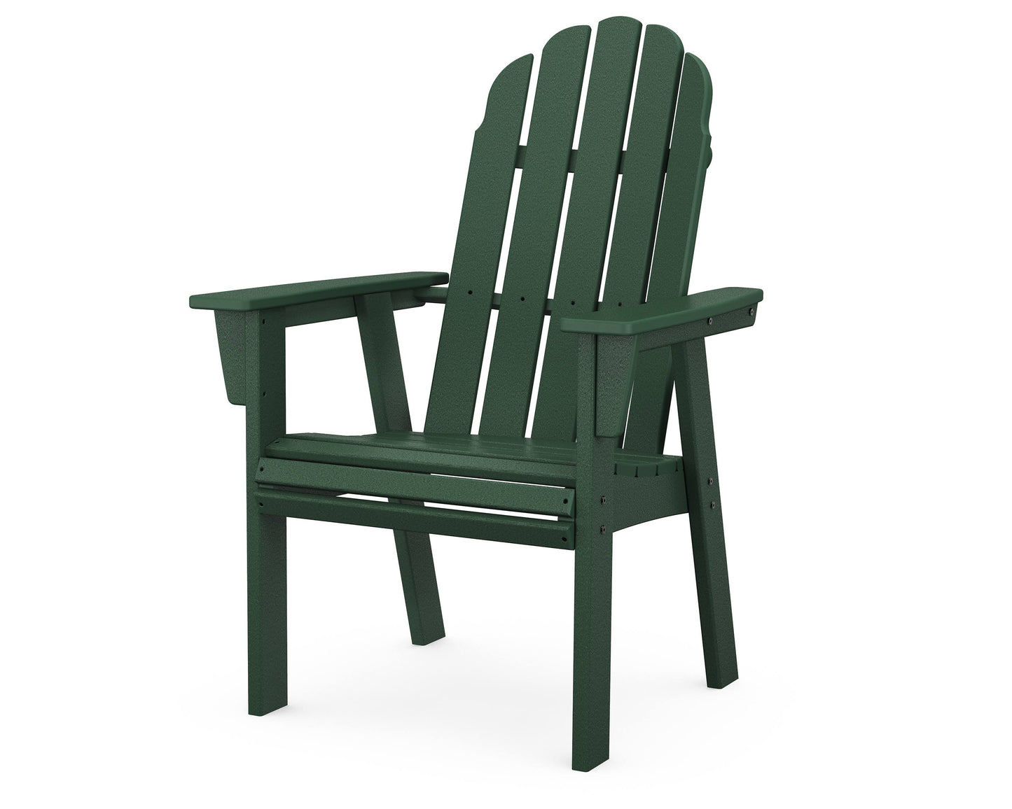 POLYWOOD Vineyard Adirondack Dining Chair - Green