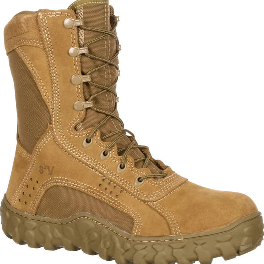 Rocky 8in S2V Steel Toe Brown