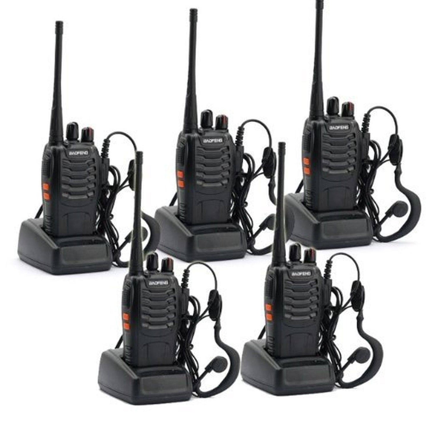 Baofeng BF-888S 2-Way Radio 5-Pack