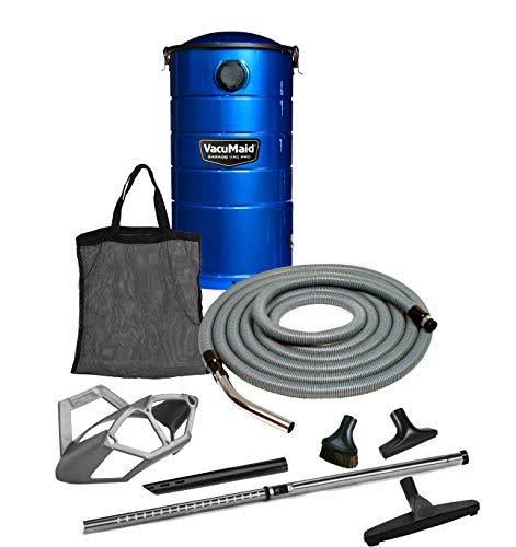 VacuMaid GV50BPRO Professional Wall Mounted Garage and Car Vacuum with 50 ft Hose and Tools