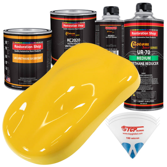 Sunshine Yellow Premium Basecoat Quart Kit