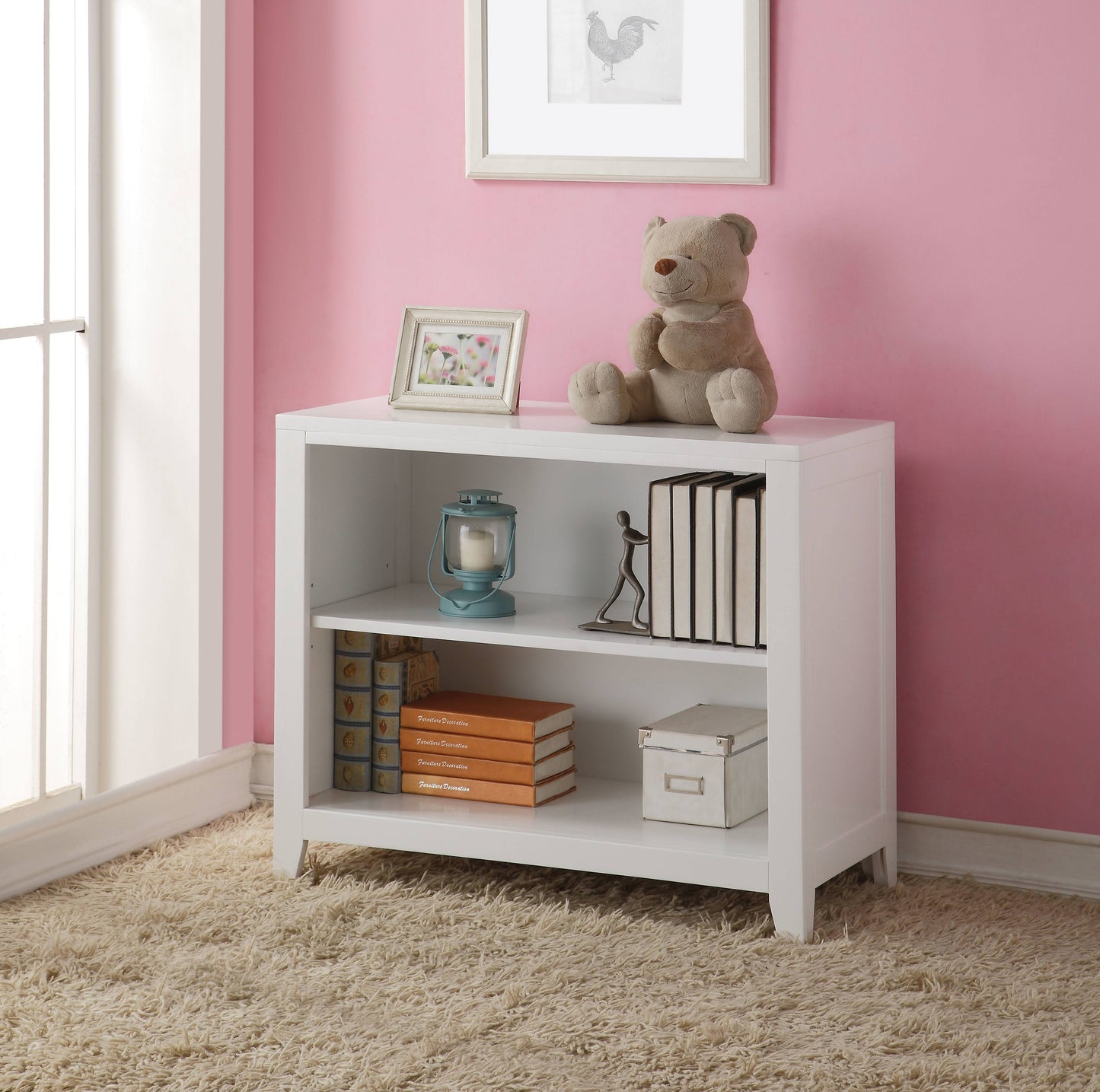 Acme Lacey Bookcase White