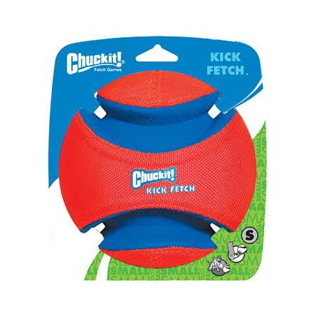 Chuckit Kick Fetch Toy Ball for Dogs, Small 4pk