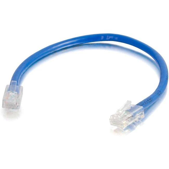 C2G 10ft Cat5e Non-Booted Unshielded UTP Network Patch Cable 100pk - Blue