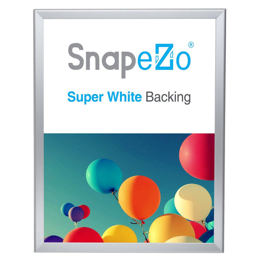 SnapeZo Poster Frame 18x24 Inches, Silver 1.25