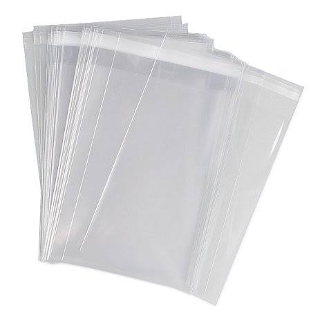 Peel Off Cello Bags 5-1/4 inch x 7 1/4 inch | Quantity 1000 Width 5 1/4 by Paper Mart