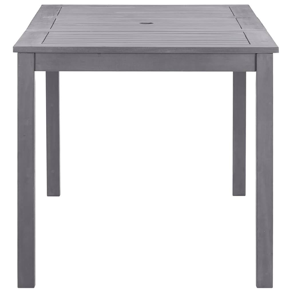 vidaXL Garden Table Gray Wash 55.1