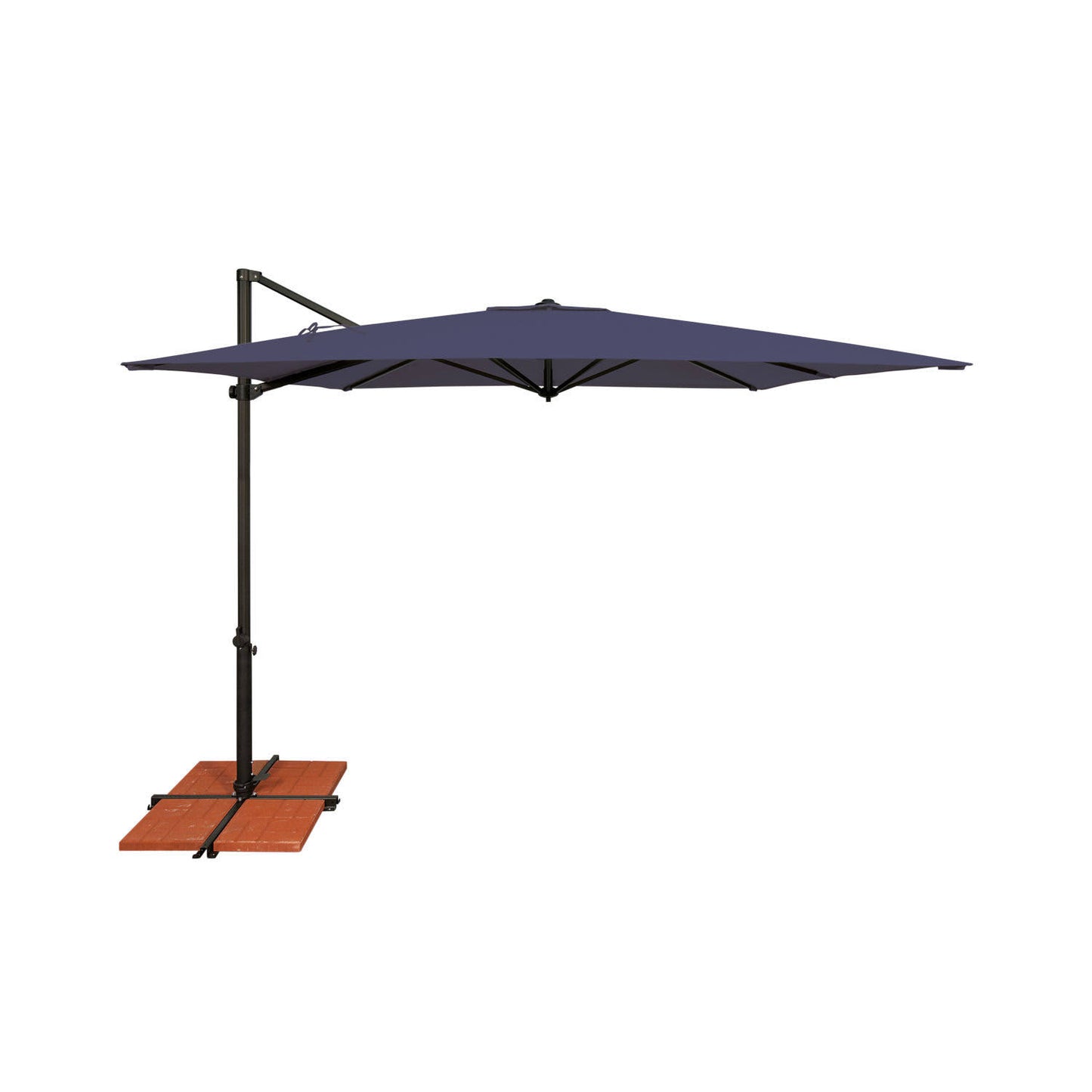 Simply Shade SSAG5A-86SQ09-A5439 Cantilever Umbrella Navy Black