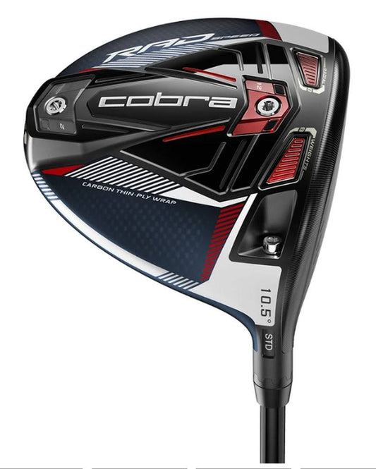 Cobra King RADSPEED Driver - Blue/Red 9 Motore x F3 Regular Left Hand