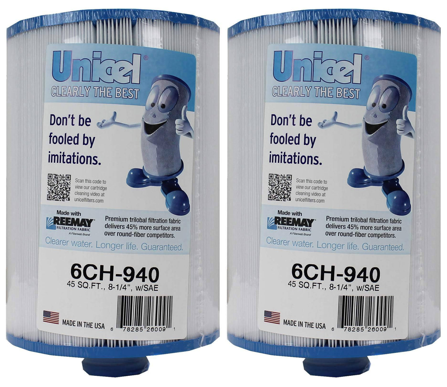 Unicel 6CH-940 Waterway Vita Aber Spa Filter Replacement Cartridges 6CH940