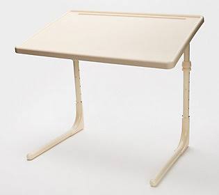 Tablemate Elite Multipurpose AdjustableFolding Table ,Vanilla