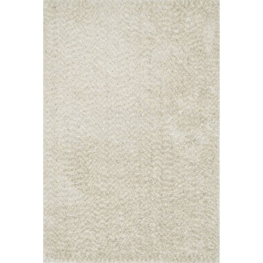 Alexander Home London Hand-Tufted Textured Plush Shag Rug - Ivory 5 x 76