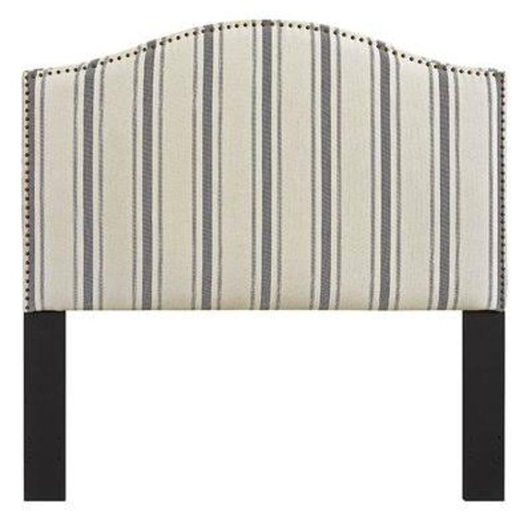 Poisson Upholstered Panel Headboard Lark Manor Size: Queen