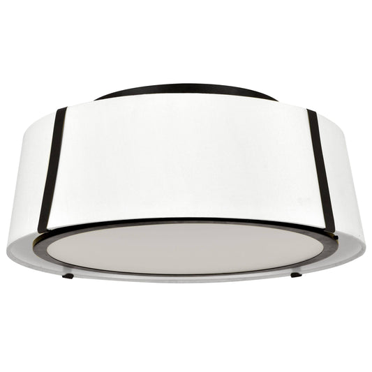 Crystorama FUL-905-BK Fulton 3 Light Matte Black Ceiling Mount