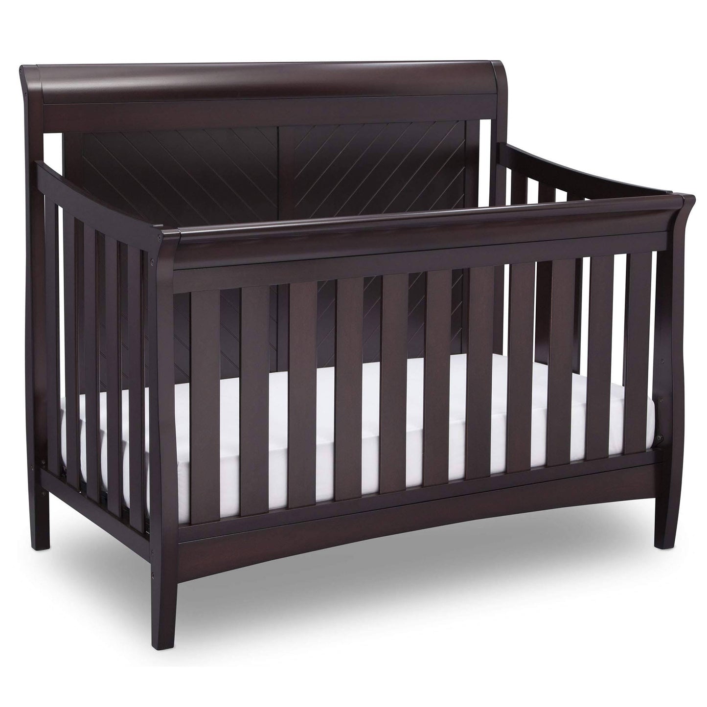 Delta Children Bennington Elite Sleigh 4-in-1 Convertible Crib - Dark Espresso