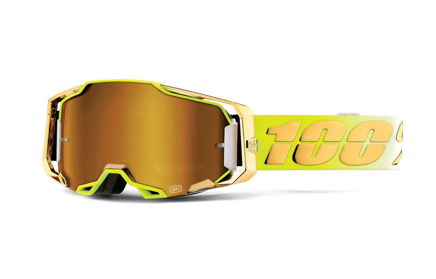 100% Armega Goggles - Feelgood with True Gold Lens